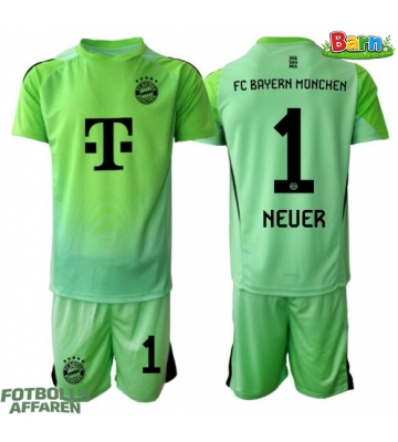 Bayern Munich Manuel Neuer #1 Målvakt Hemmaställ Barn 2025-26 Kortärmad (+ Korta byxor)